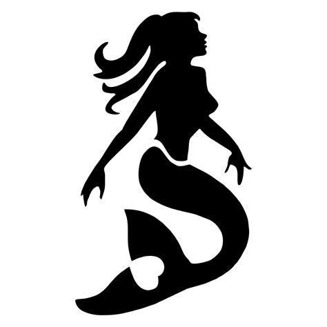 Mermaid Stencil Printable